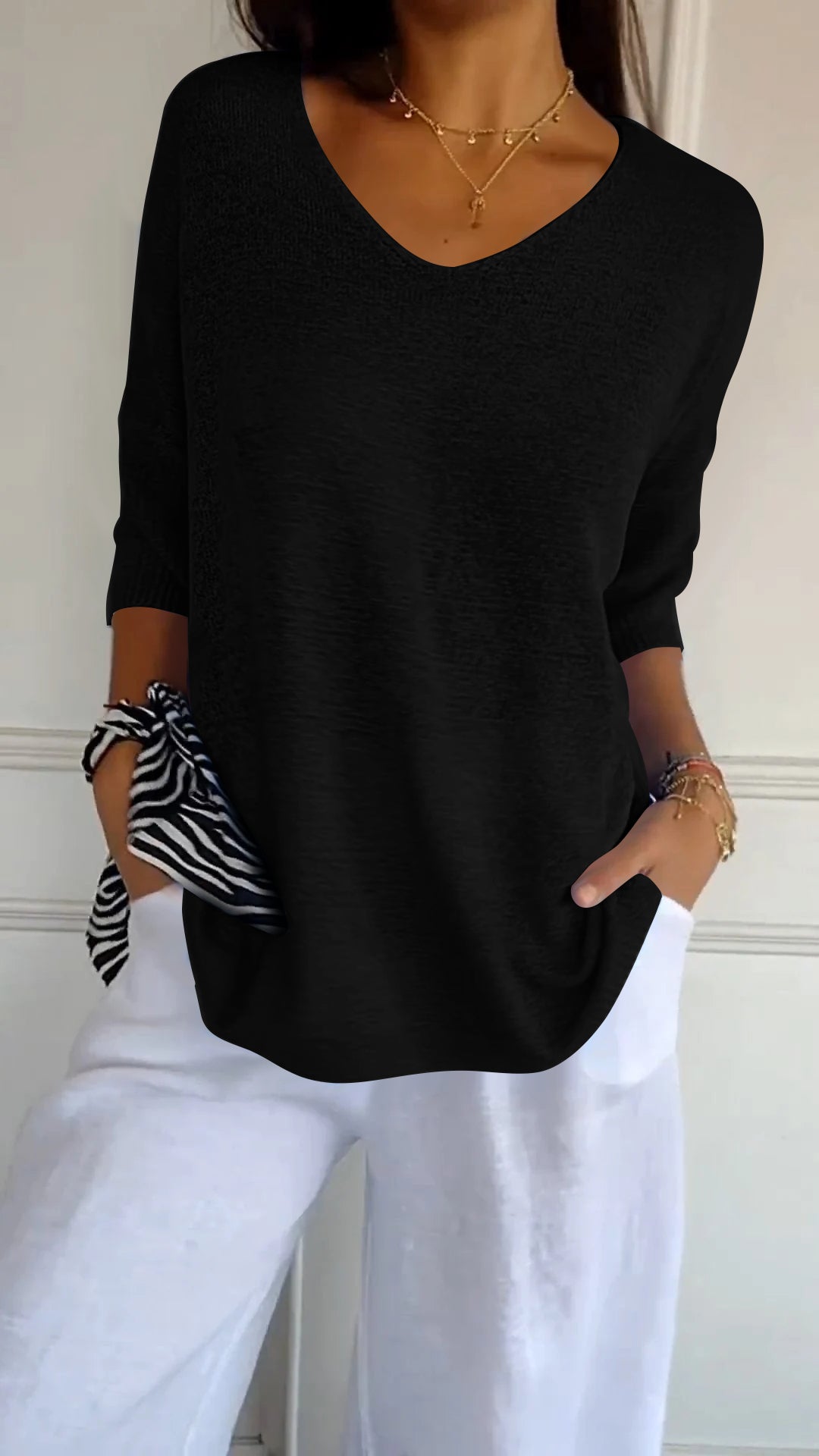 Sophie | V Neck Everyday Blouse