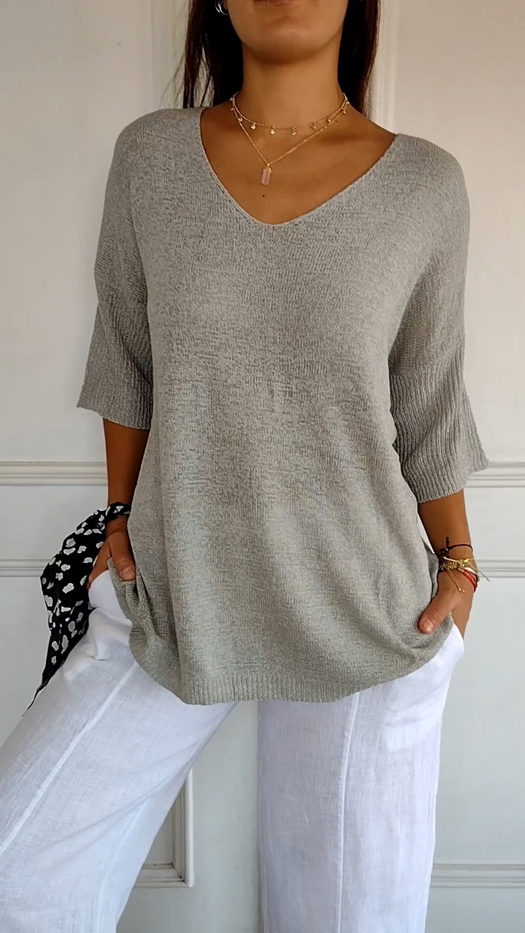 Sophie | V Neck Everyday Blouse