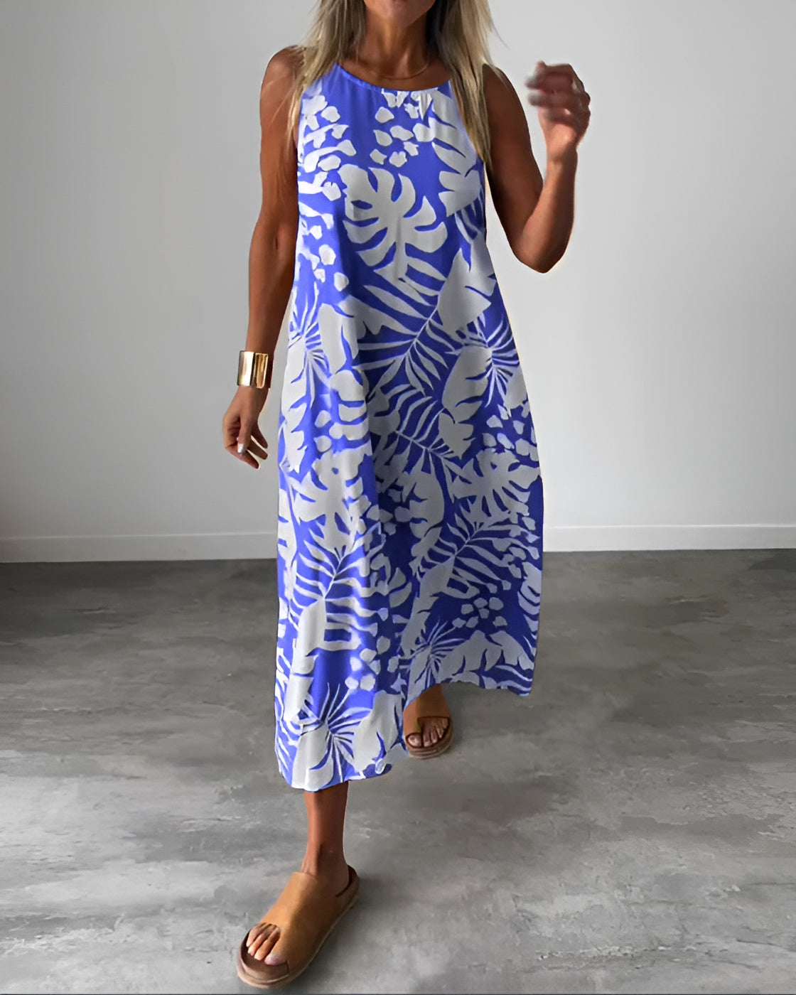 Evelyn | Elegant Sleeveless Maxi Dress