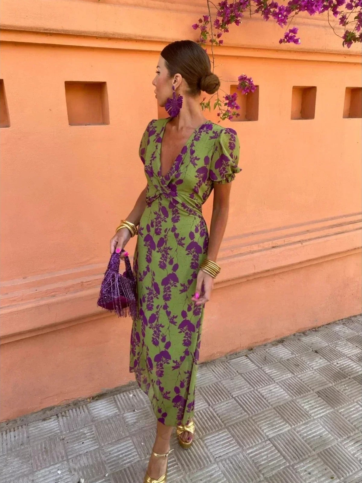 Celeste | Flowing Summer Midi Dress