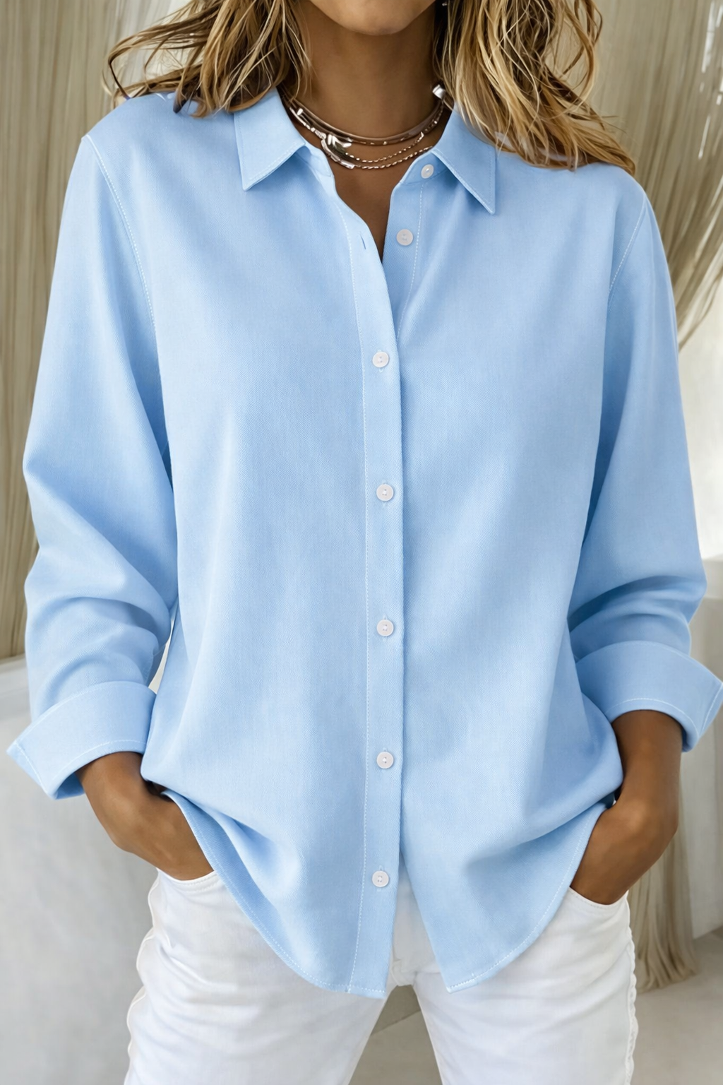Clara | Relaxed Button Down Shirt