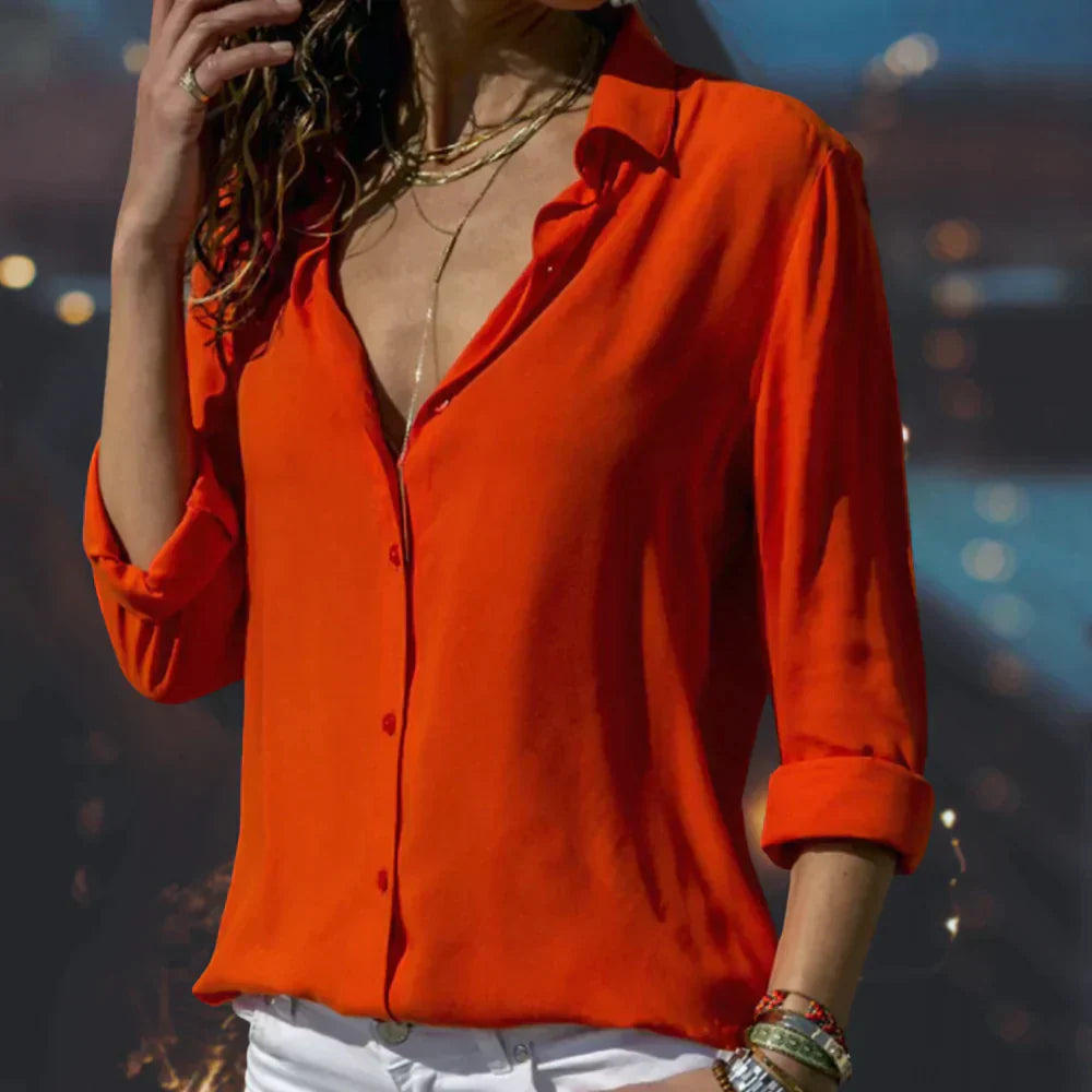 Camille | Relaxed Button Up Blouse
