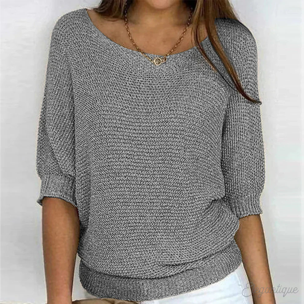 Vivian | Lightweight Batwing Knit Jumper
