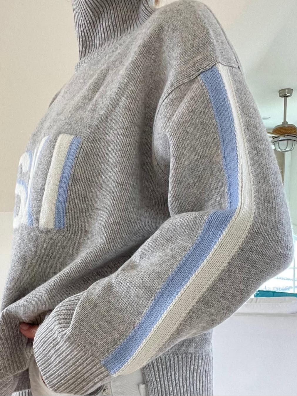 Harper | Retro Intarsia Knit Ski Jumper