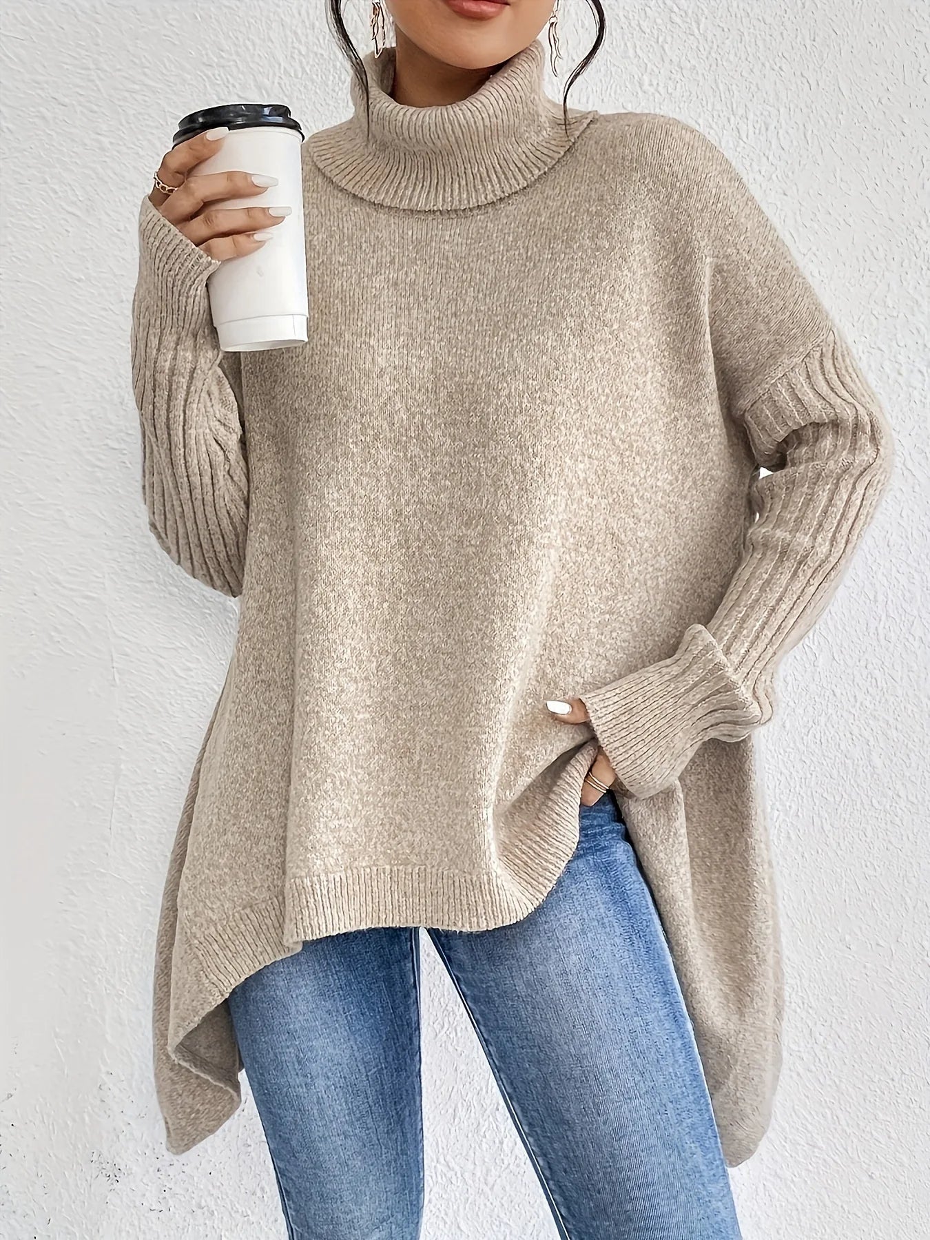 Stella | Cashmere Blend Turtleneck Jumper