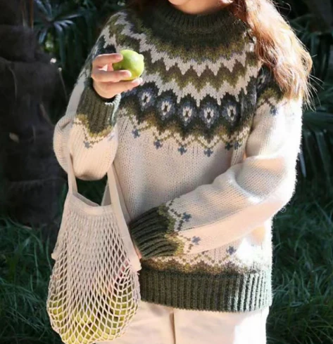 Charlotte | Nordic Knit Winter Jumper