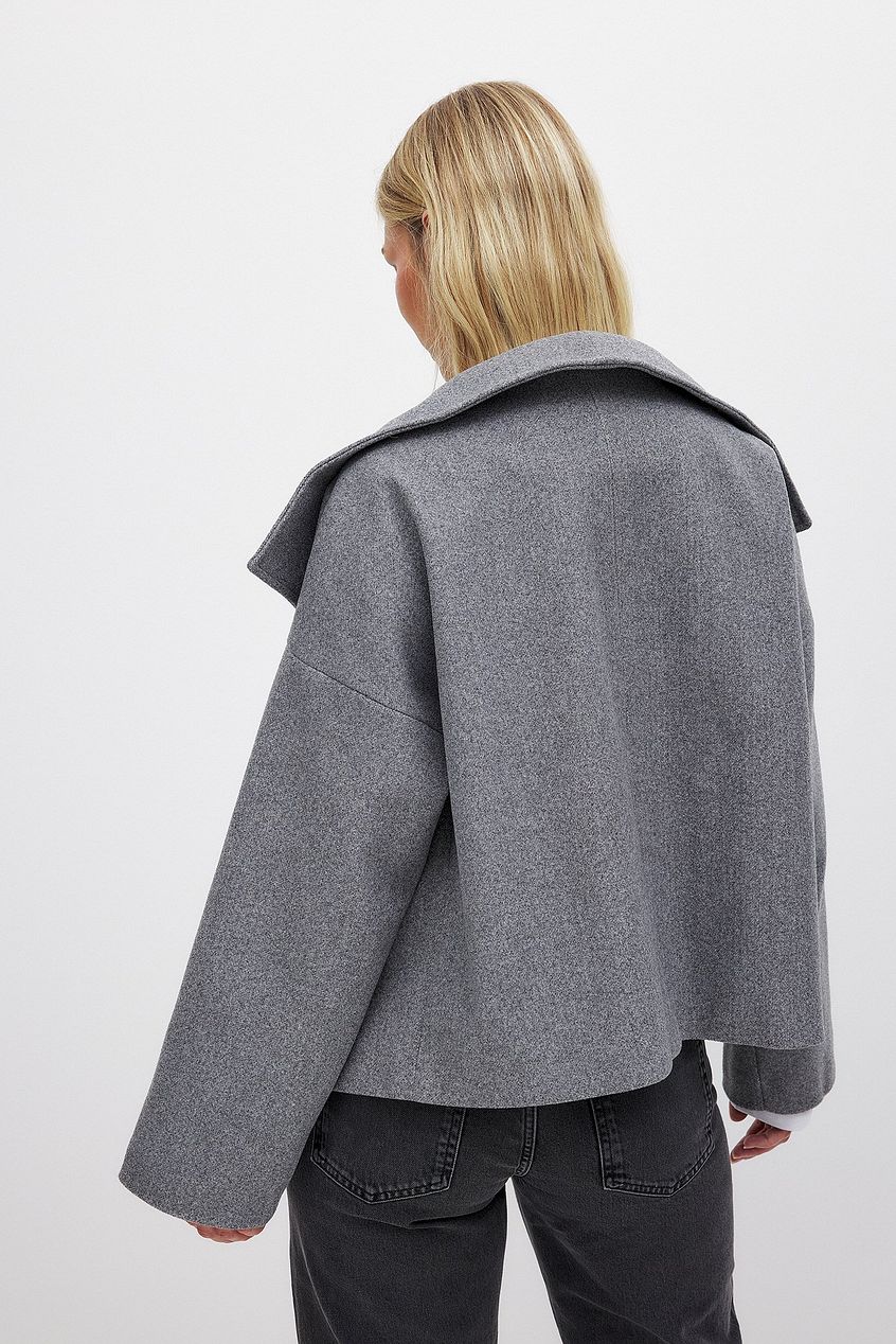Amelia | Double Breasted Wool Blend Jacket