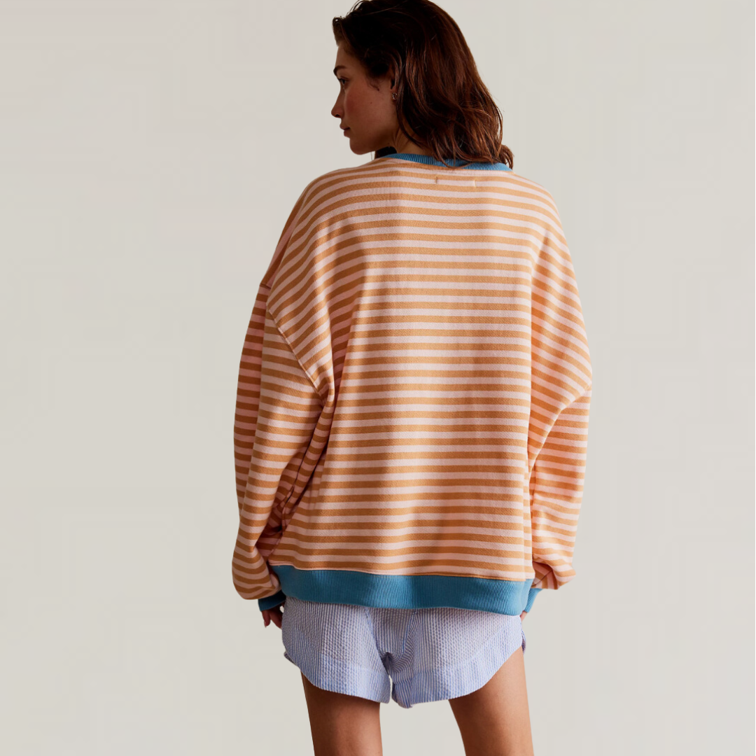 Lucy | Oversized Striped Knit Jumper