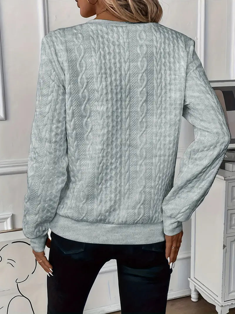 Abigail | Cable Knit Half Zip Jumper