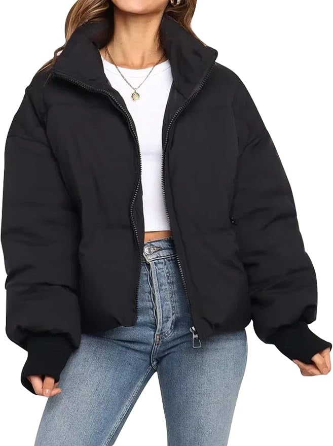Camille | Quilted Cropped Puffer Jacket