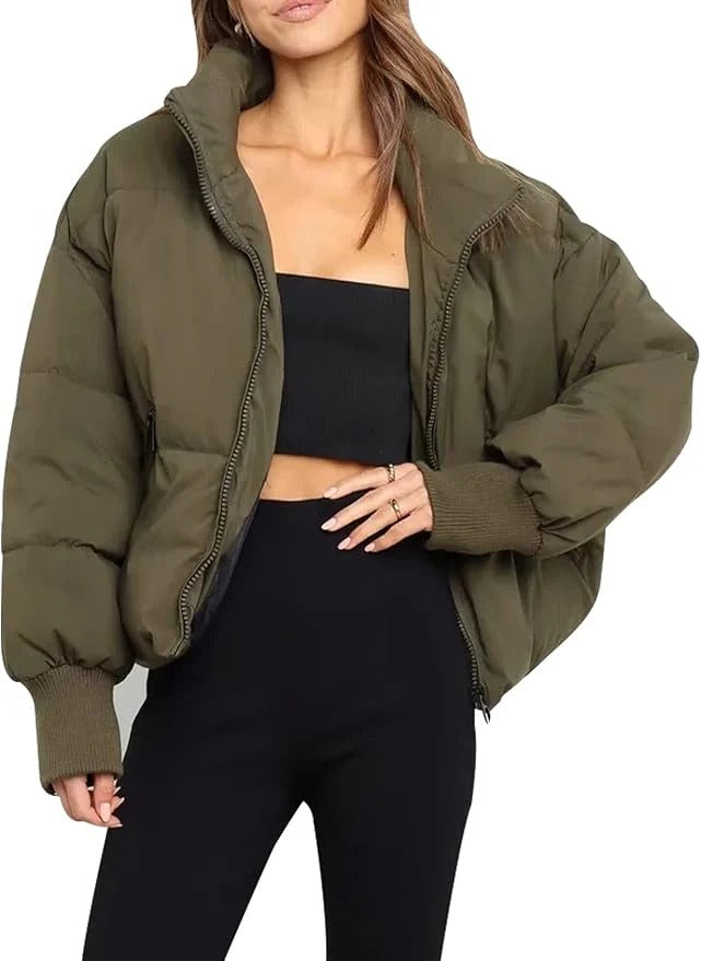 Camille | Quilted Cropped Puffer Jacket