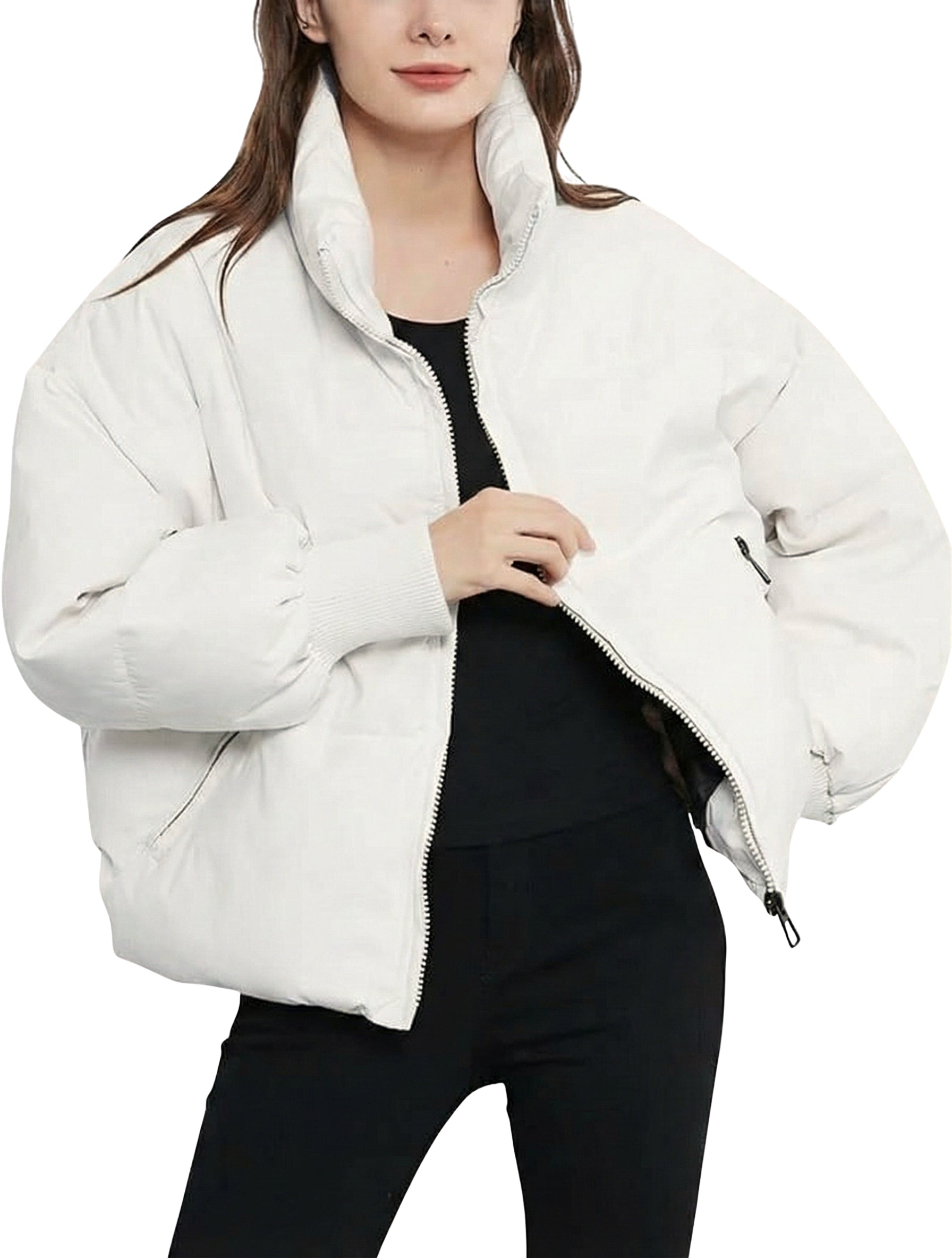 Camille | Quilted Cropped Puffer Jacket