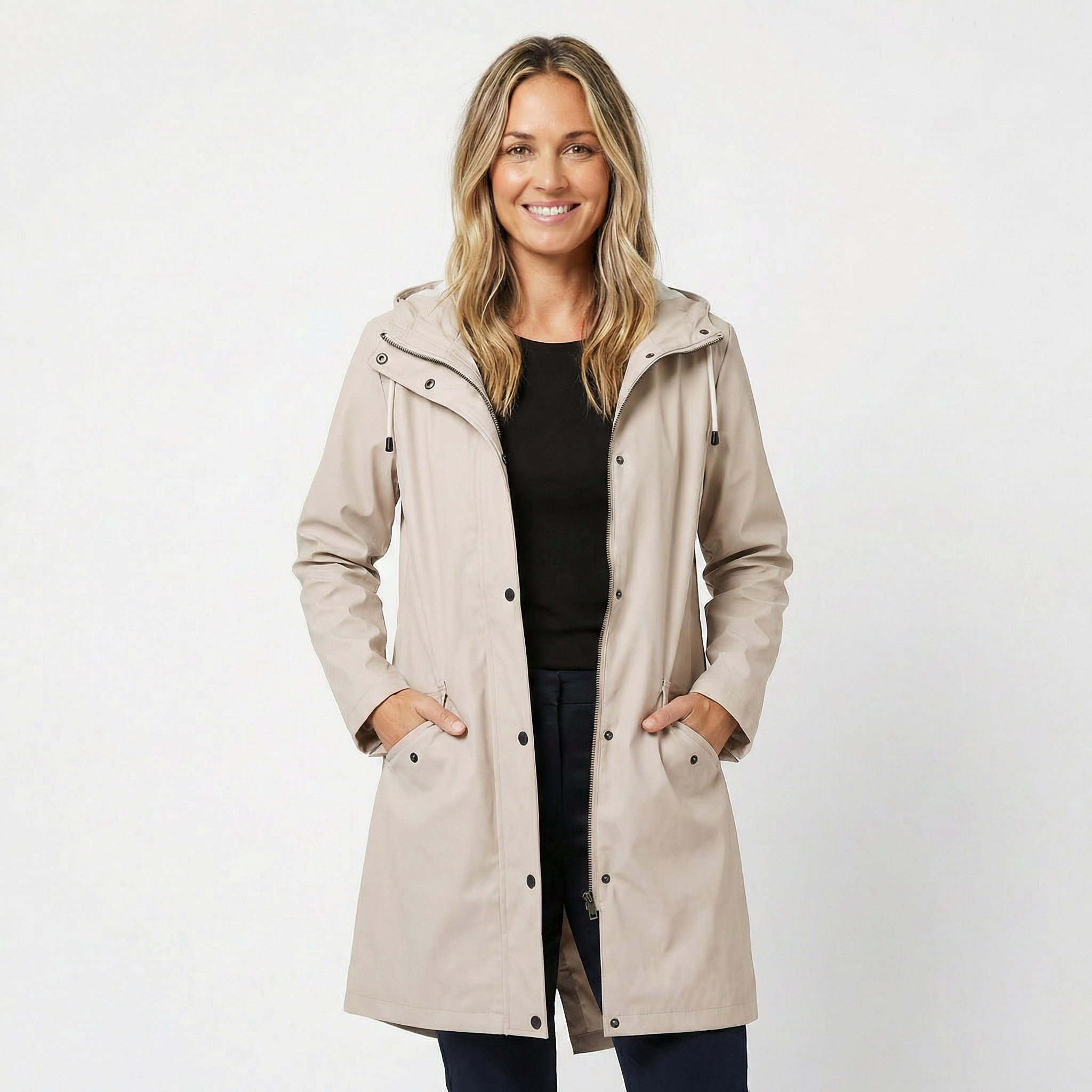 Beatrix | Waterproof Hooded Trench Coat