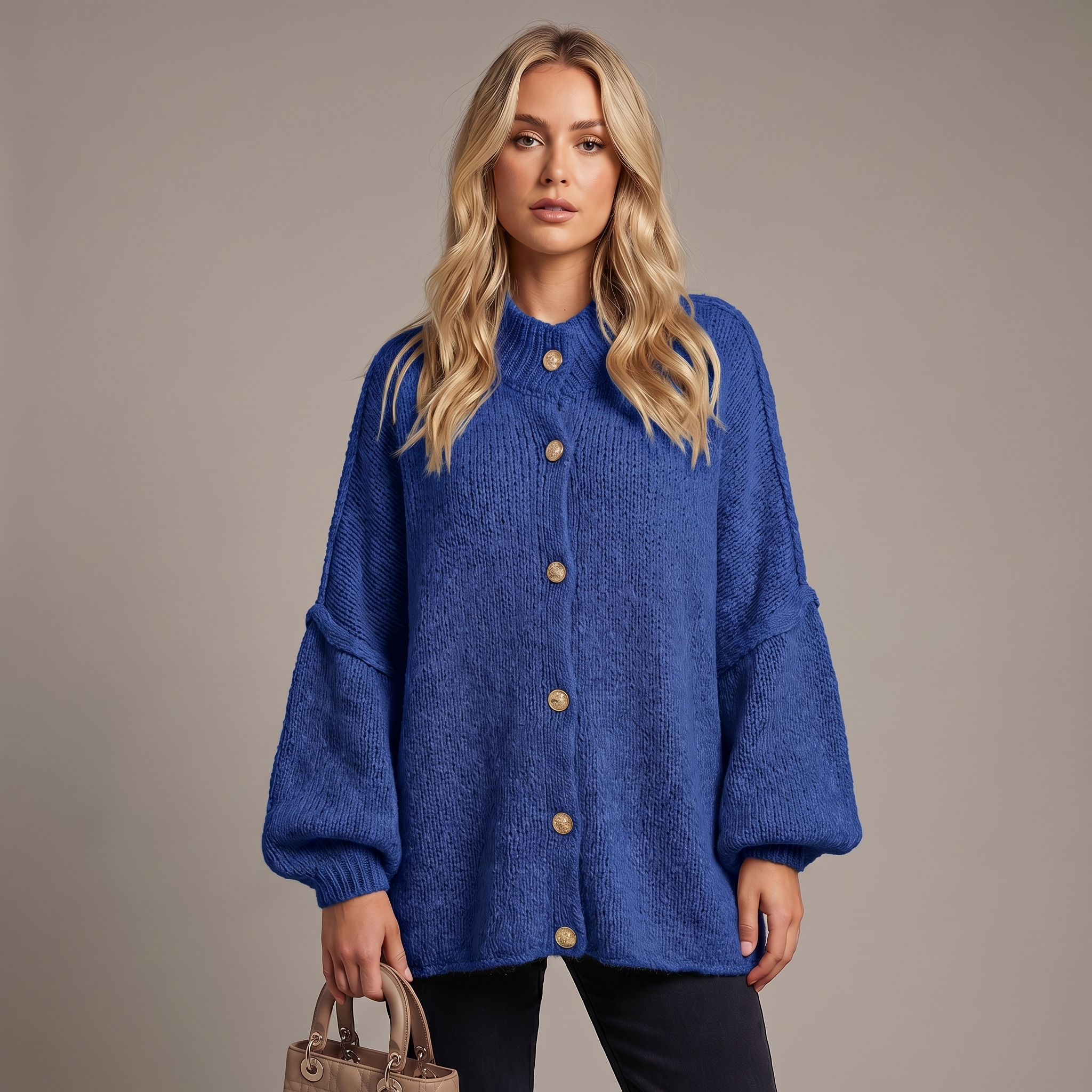 Aurora | Oversized Chunky Knit Cardigan