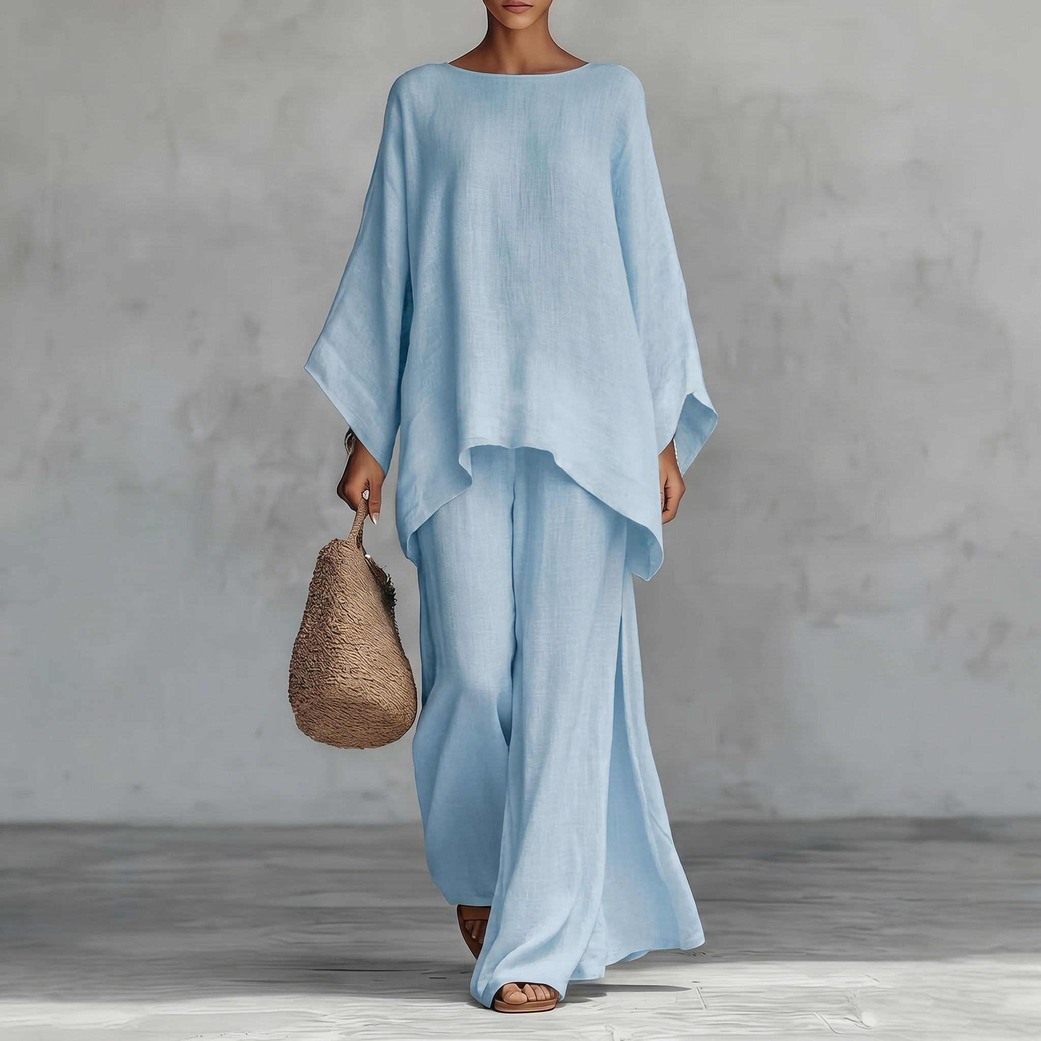 Bianca | Oversized Batwing Two Piece Set