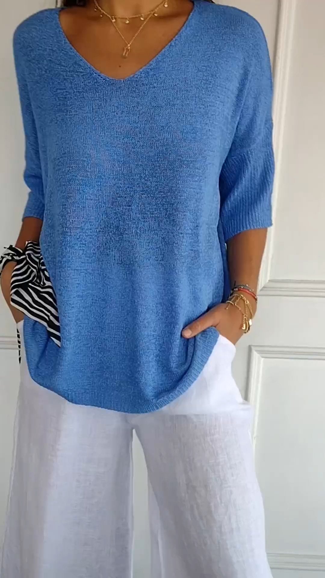 Sophie | V Neck Everyday Blouse