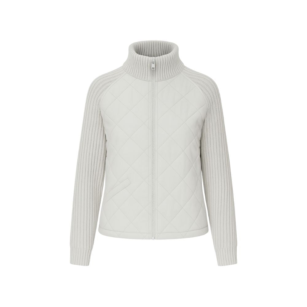 Mika | Quilted Knit-Sleeve Jacket
