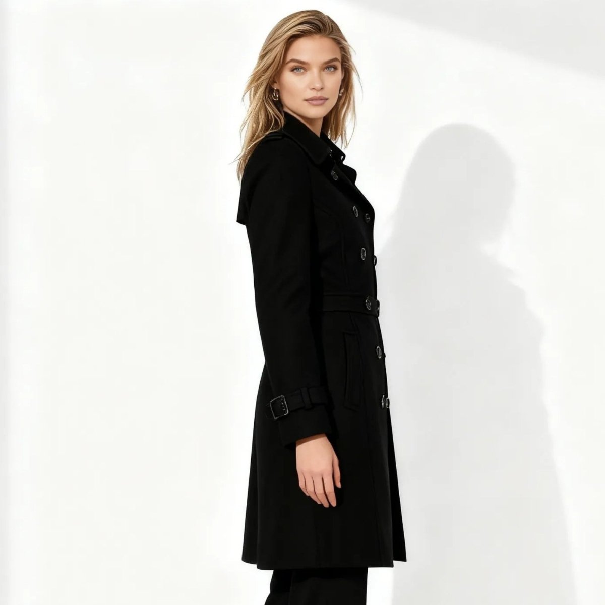 Flor | Tailored Wool Trench Coat
