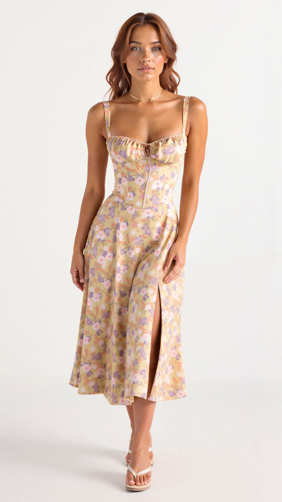 Rosalie | Corset Fit Midi Dress