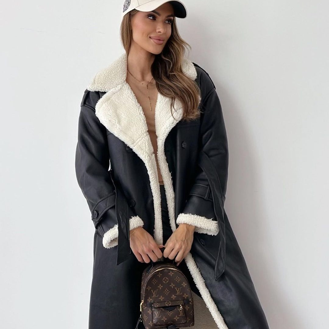 Clementine | Double Collar Longline Coat