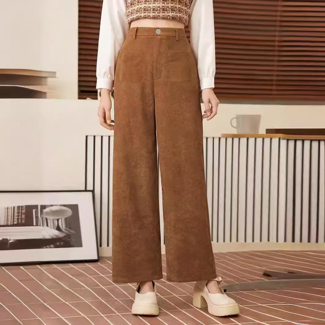 Camille | High Waist Wide Leg Trousers