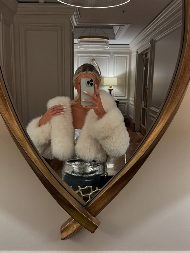 Amelia | Hooded Faux Fur Winter Jacket