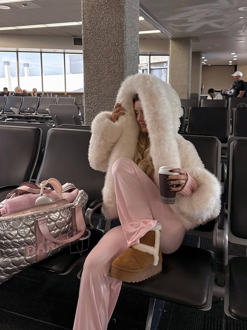 Amelia | Hooded Faux Fur Winter Jacket