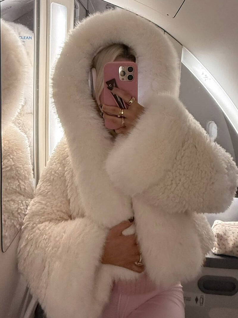 Amelia | Hooded Faux Fur Winter Jacket