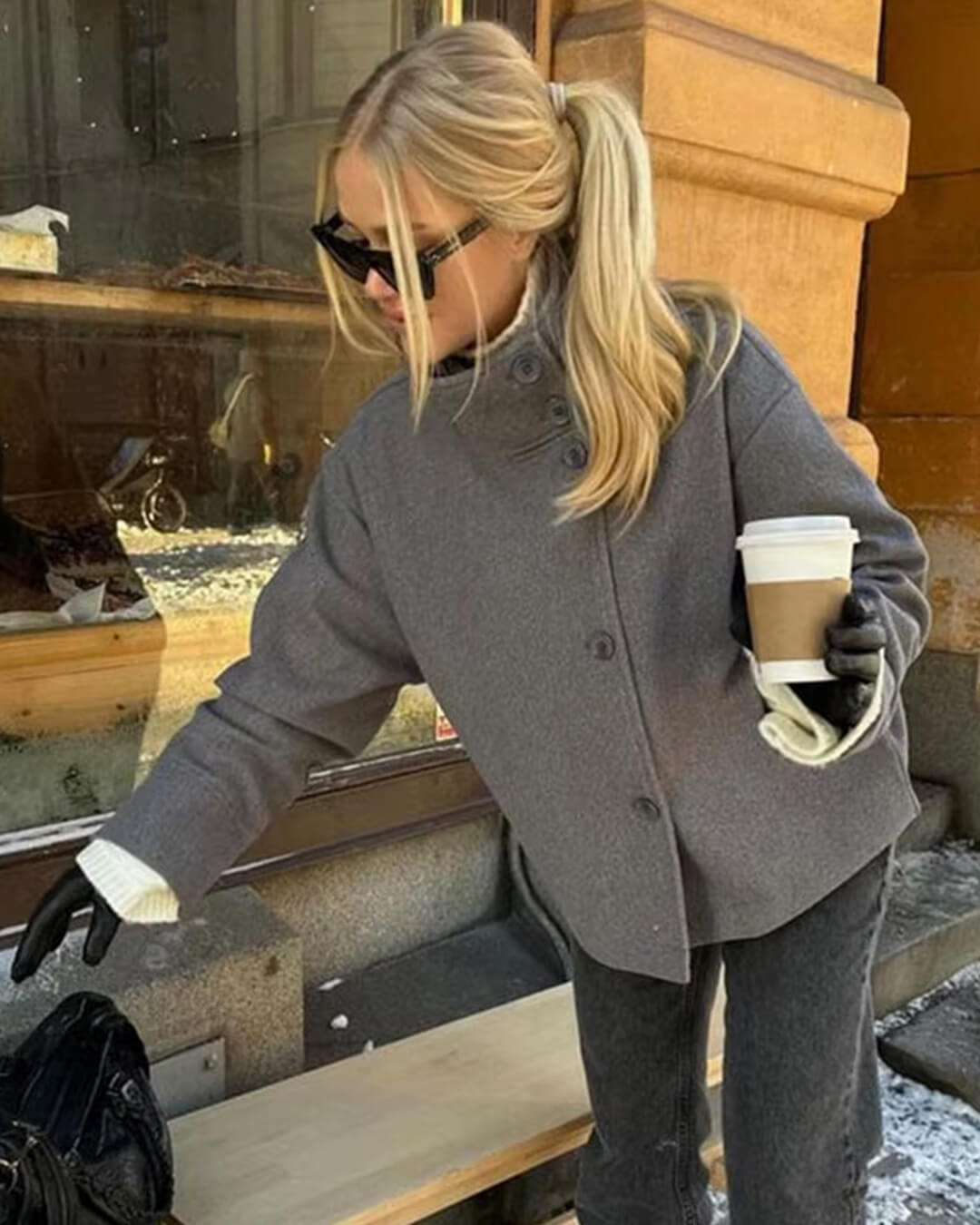 Eleanor | Stand Collar Autumn Jacket