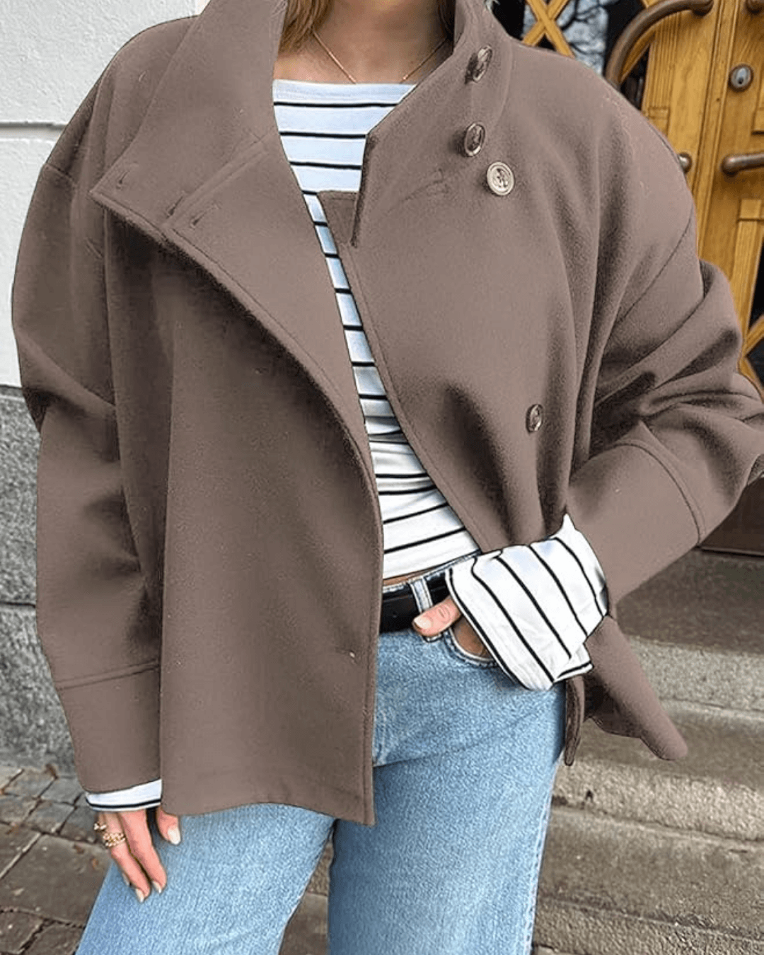 Eleanor | Stand Collar Autumn Jacket