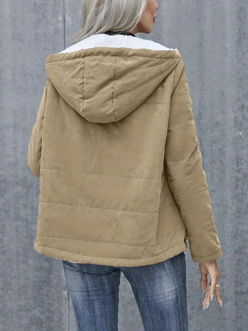 Georgia | Hooded Winter Jacket Lined Zip Up