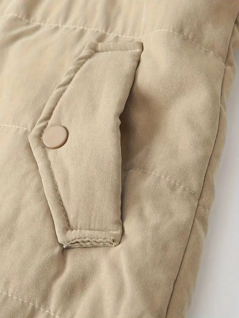 Georgia | Hooded Winter Jacket Lined Zip Up