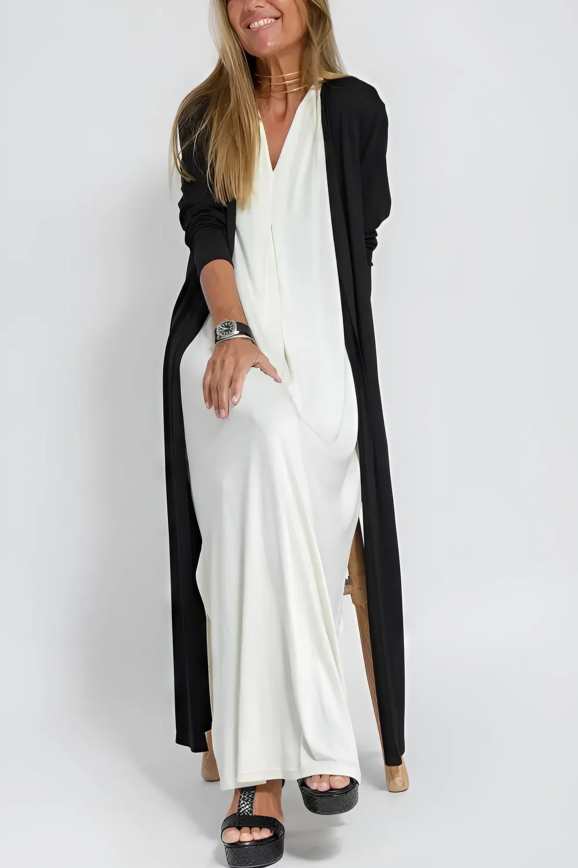 Vivienne | Elegant Flowing Maxi Dress