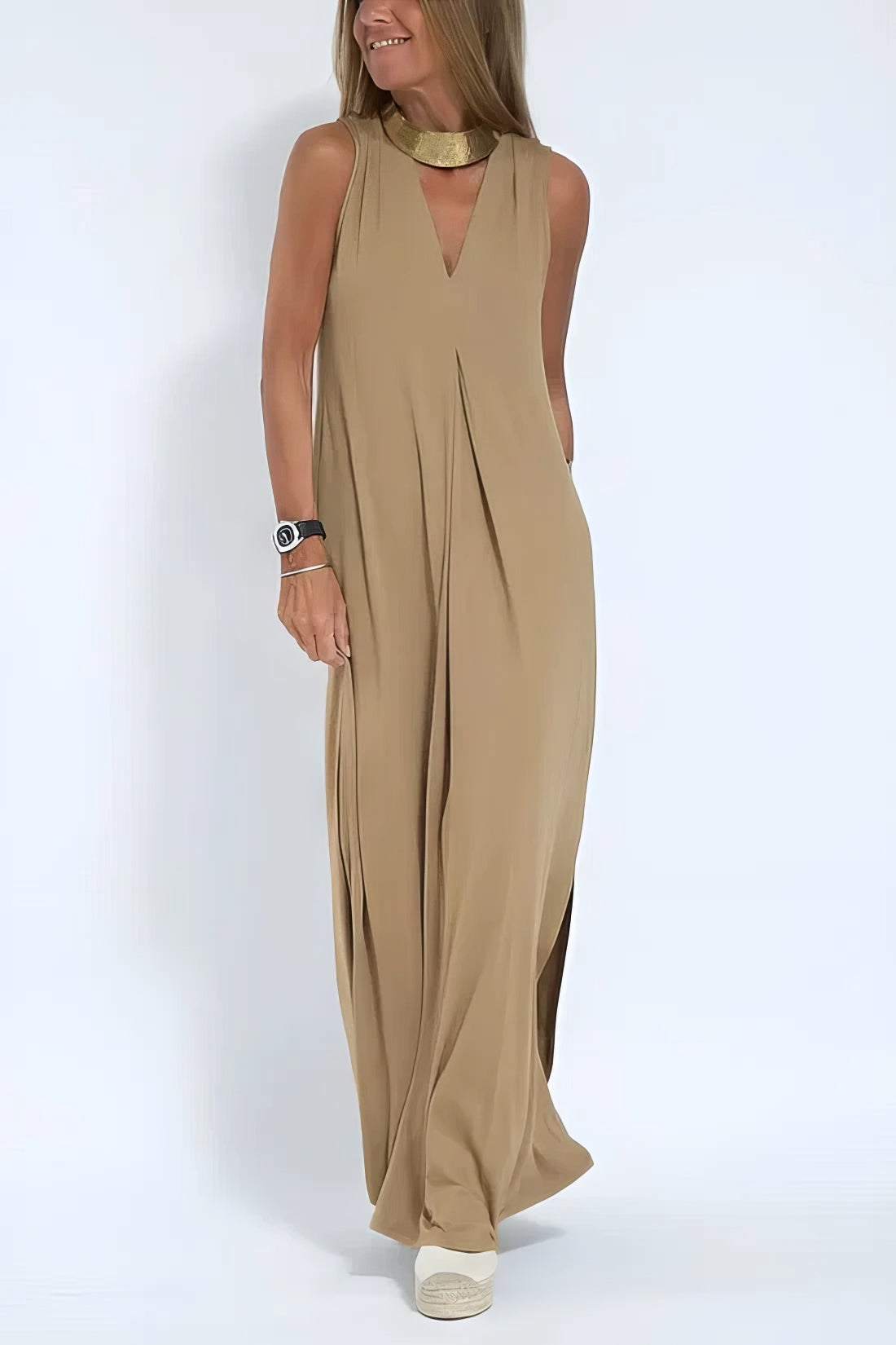 Vivienne | Elegant Flowing Maxi Dress