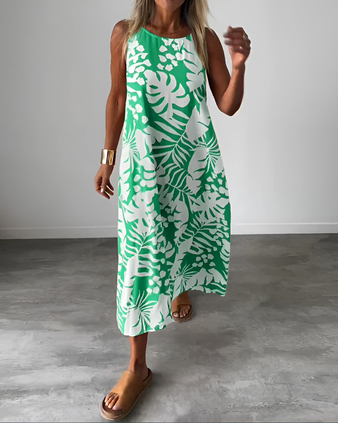 Evelyn | Elegant Sleeveless Maxi Dress
