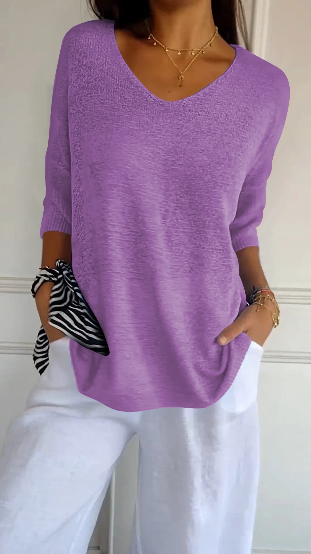 Sophie | V Neck Everyday Blouse