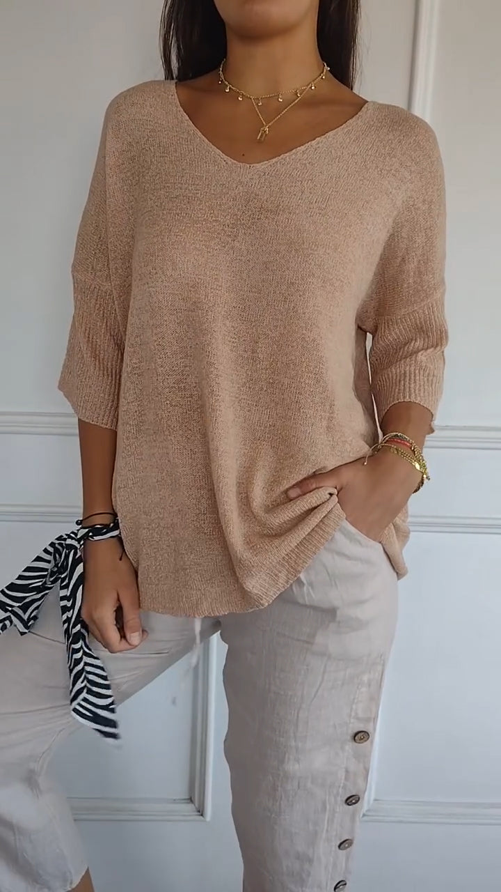Sophie | V Neck Everyday Blouse