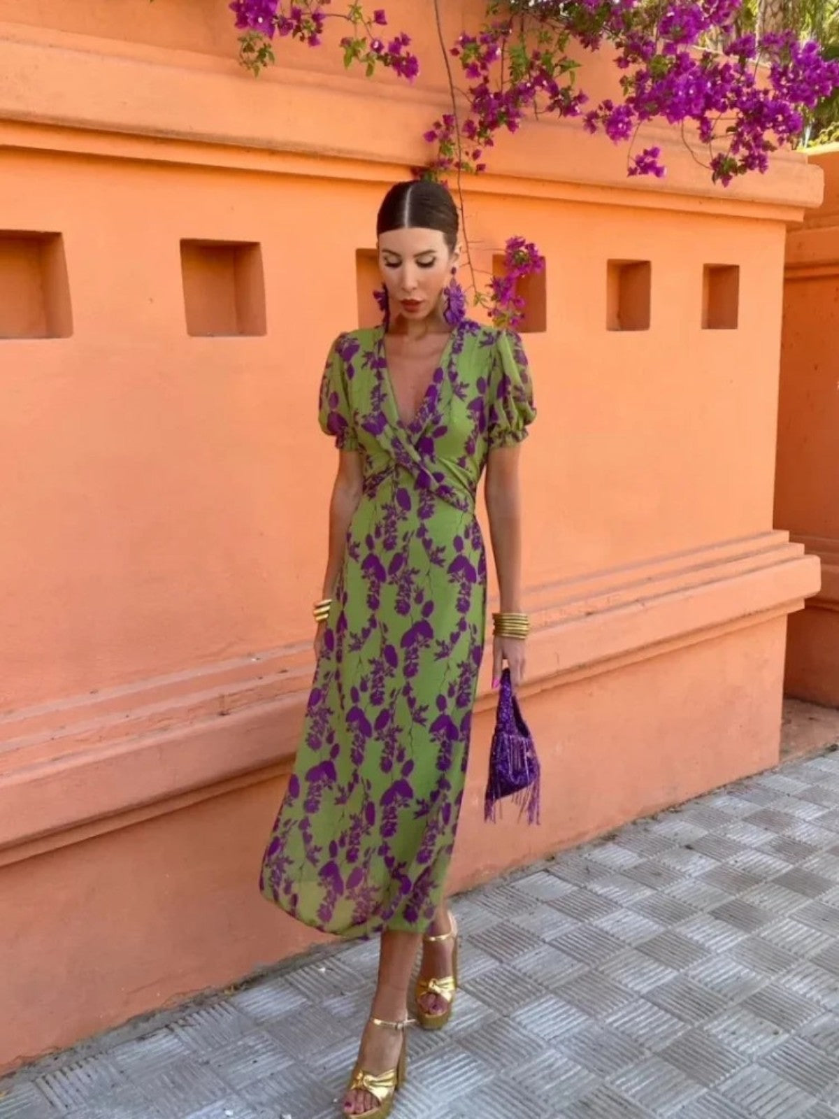 Celeste | Flowing Summer Midi Dress