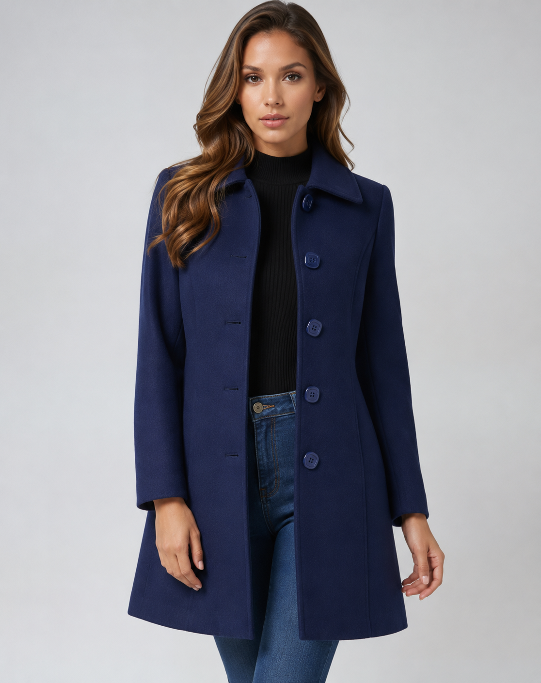 Eleanor | Tailored Wool Blend Coat