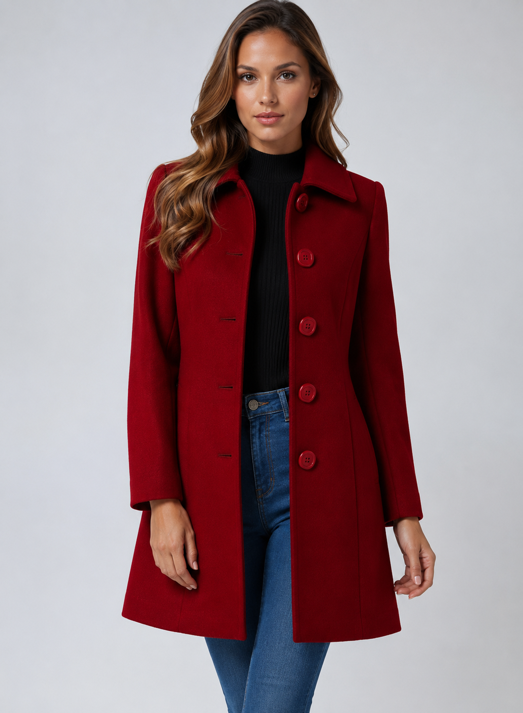 Eleanor | Tailored Wool Blend Coat