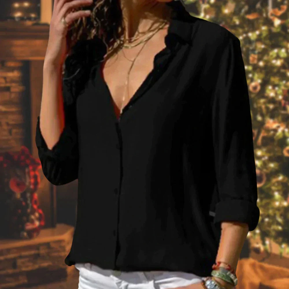 Camille | Relaxed Button Up Blouse