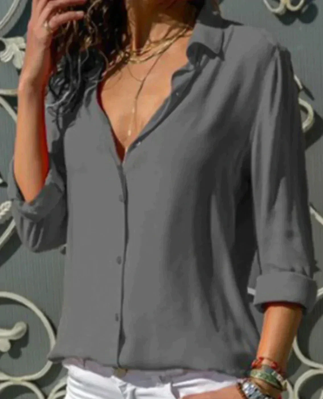 Camille | Relaxed Button Up Blouse