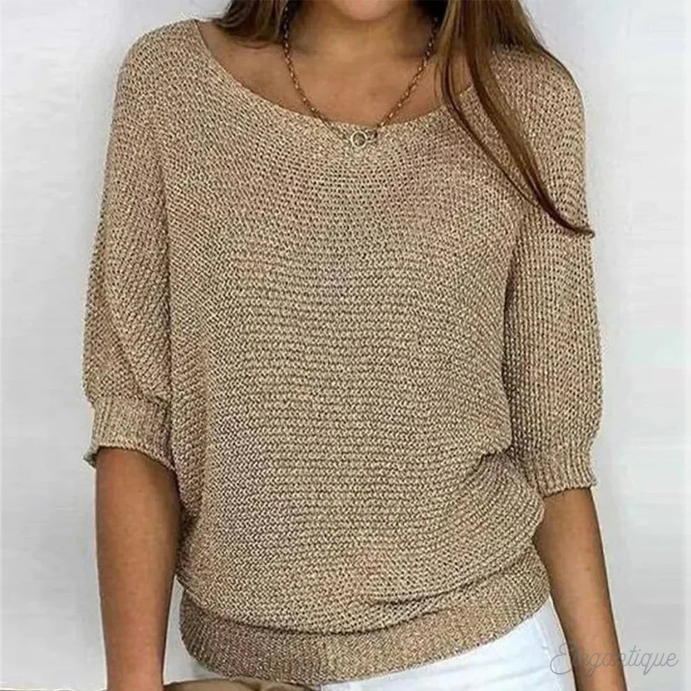 Vivian | Lightweight Batwing Knit Jumper