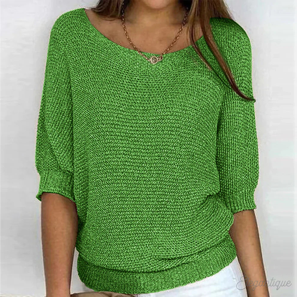 Vivian | Lightweight Batwing Knit Jumper