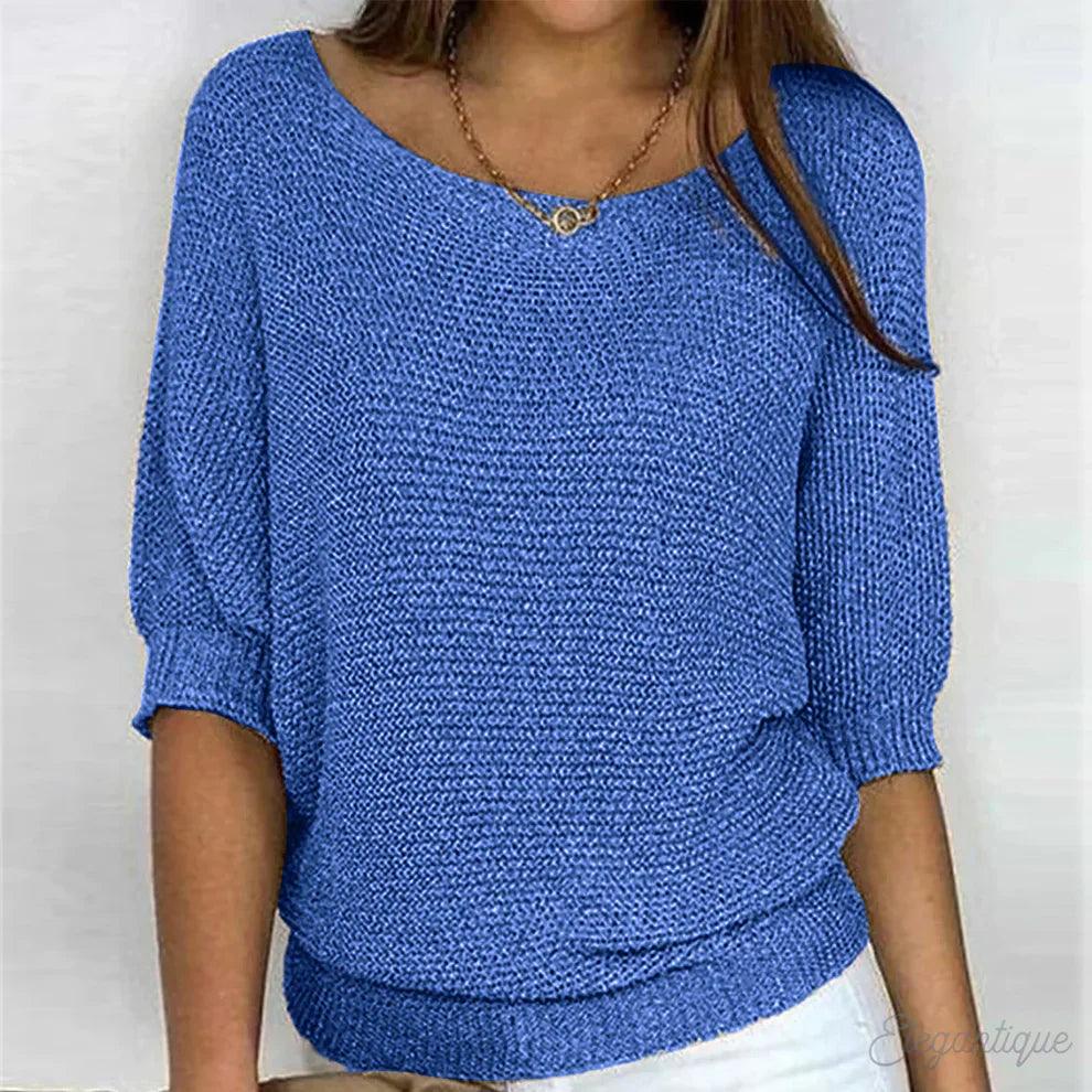Vivian | Lightweight Batwing Knit Jumper