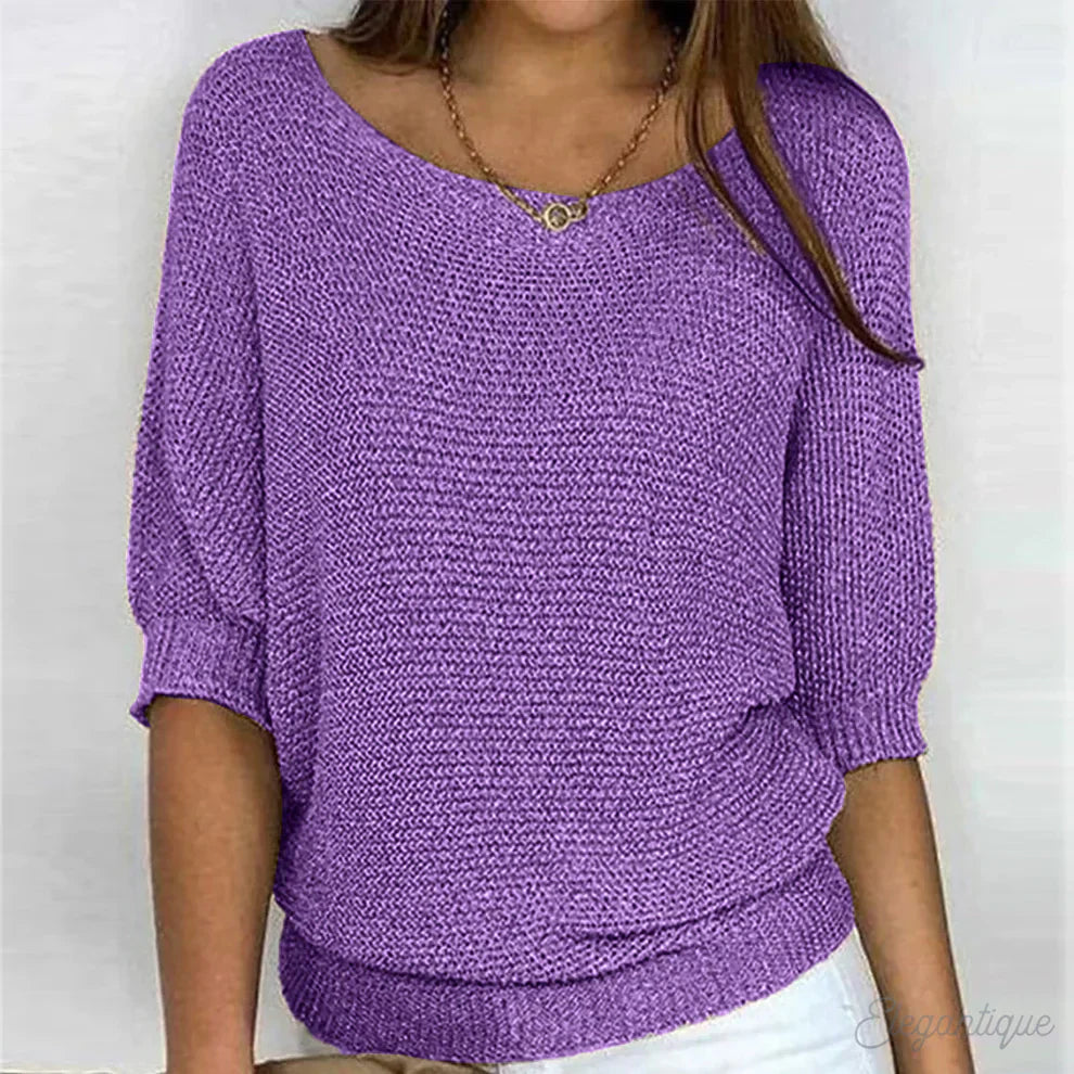 Vivian | Lightweight Batwing Knit Jumper