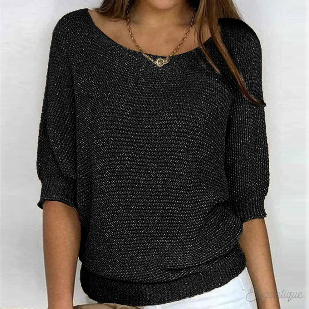 Vivian | Lightweight Batwing Knit Jumper
