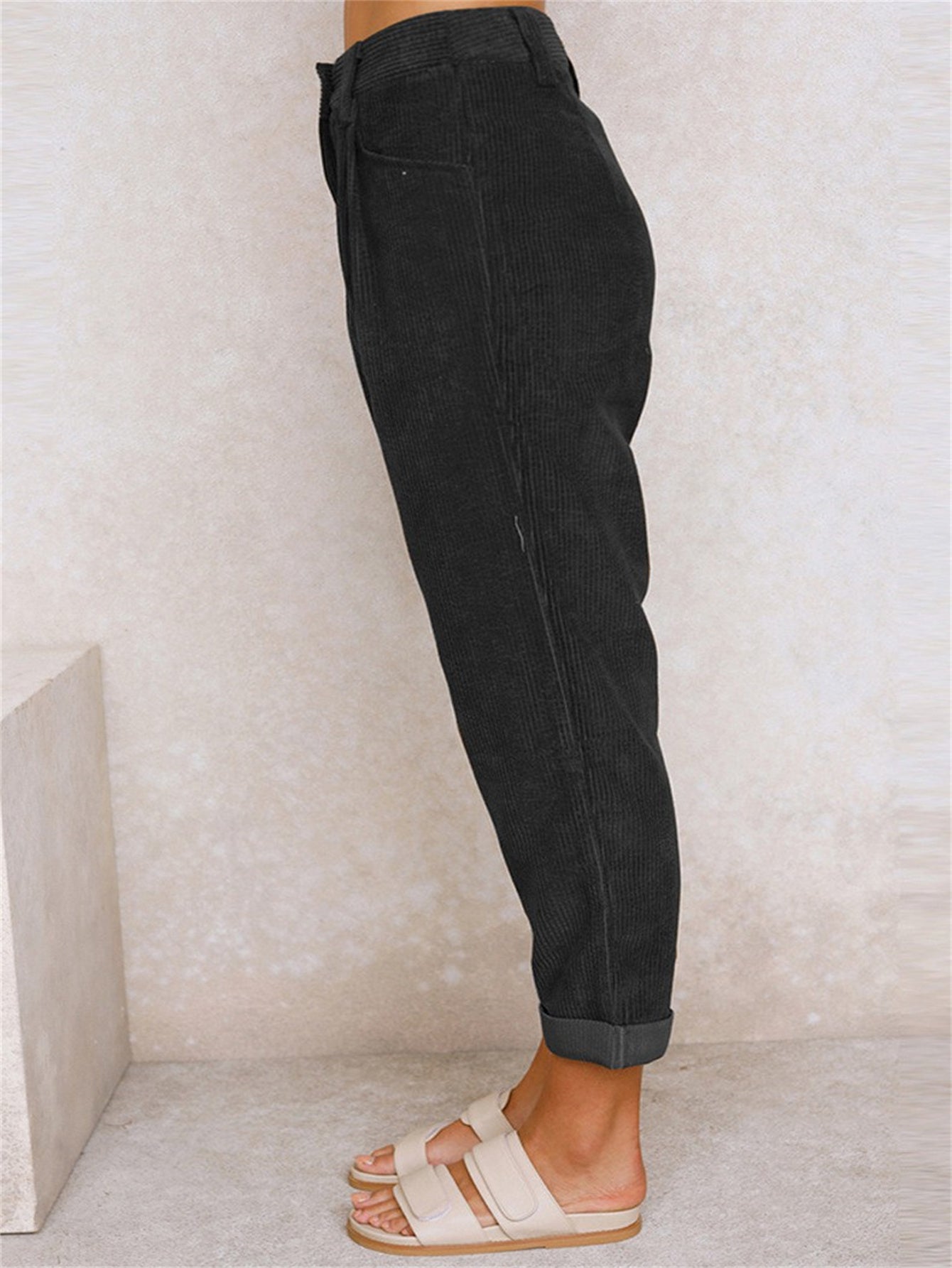 Margot | Straight Leg Corduroy Trousers