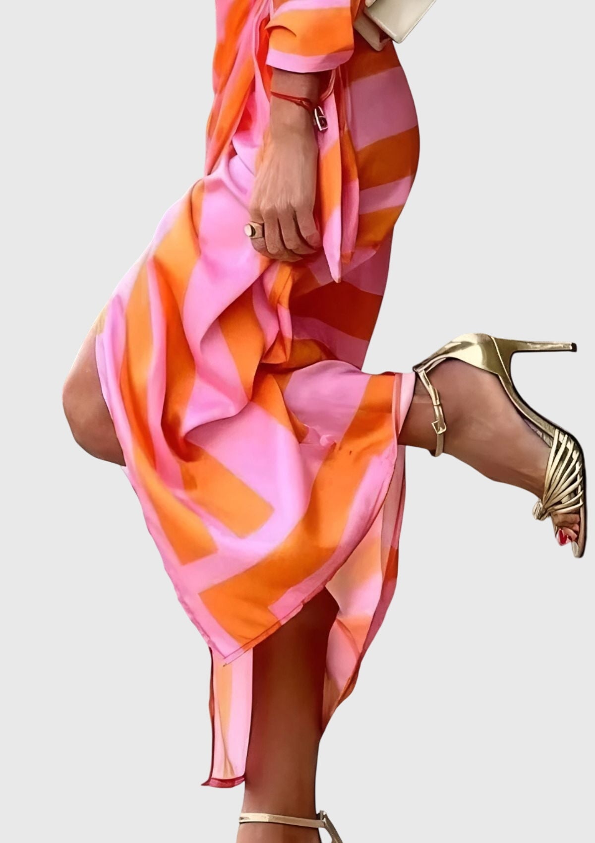 Genevieve | Elegant Printed Wrap Dress
