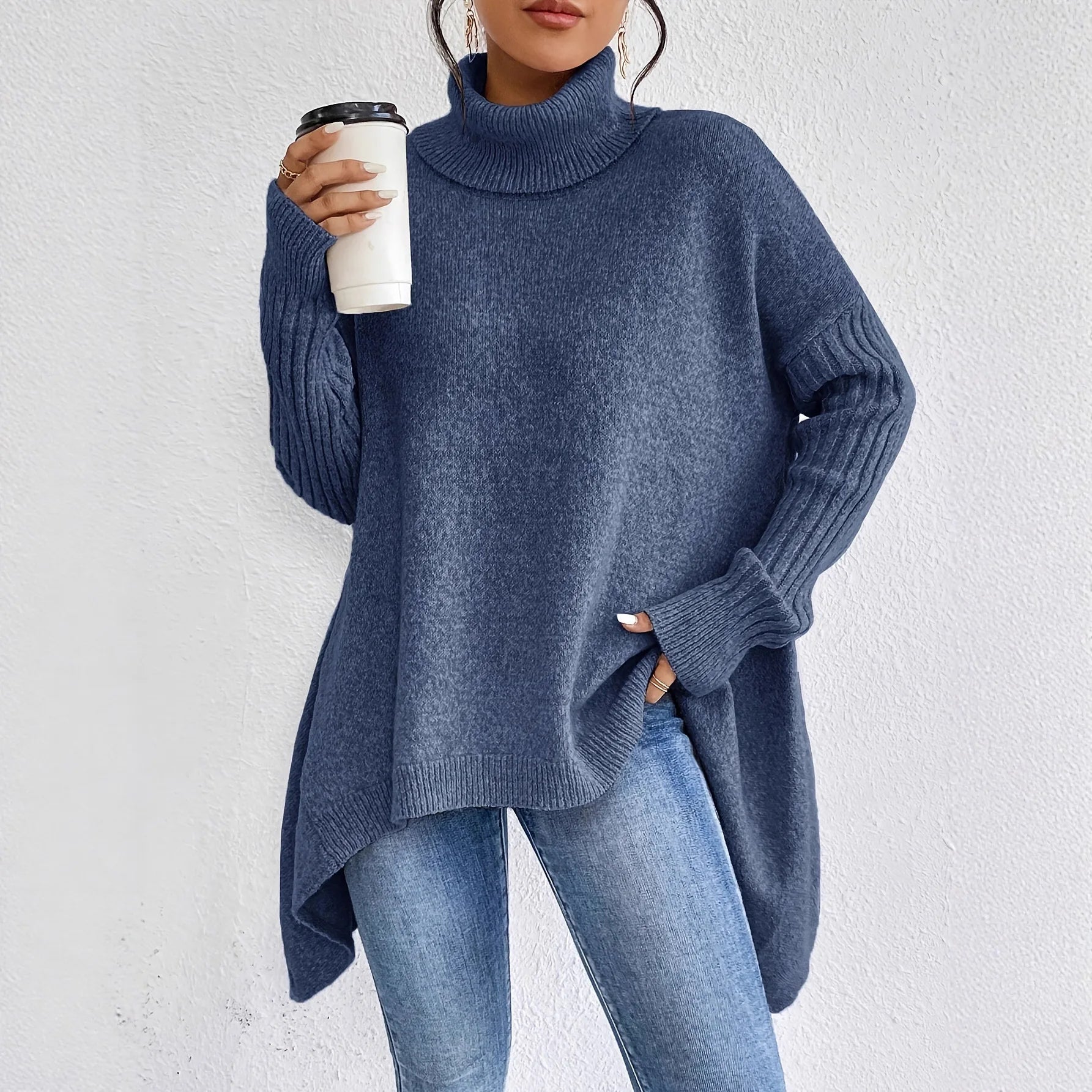 Stella | Cashmere Blend Turtleneck Jumper